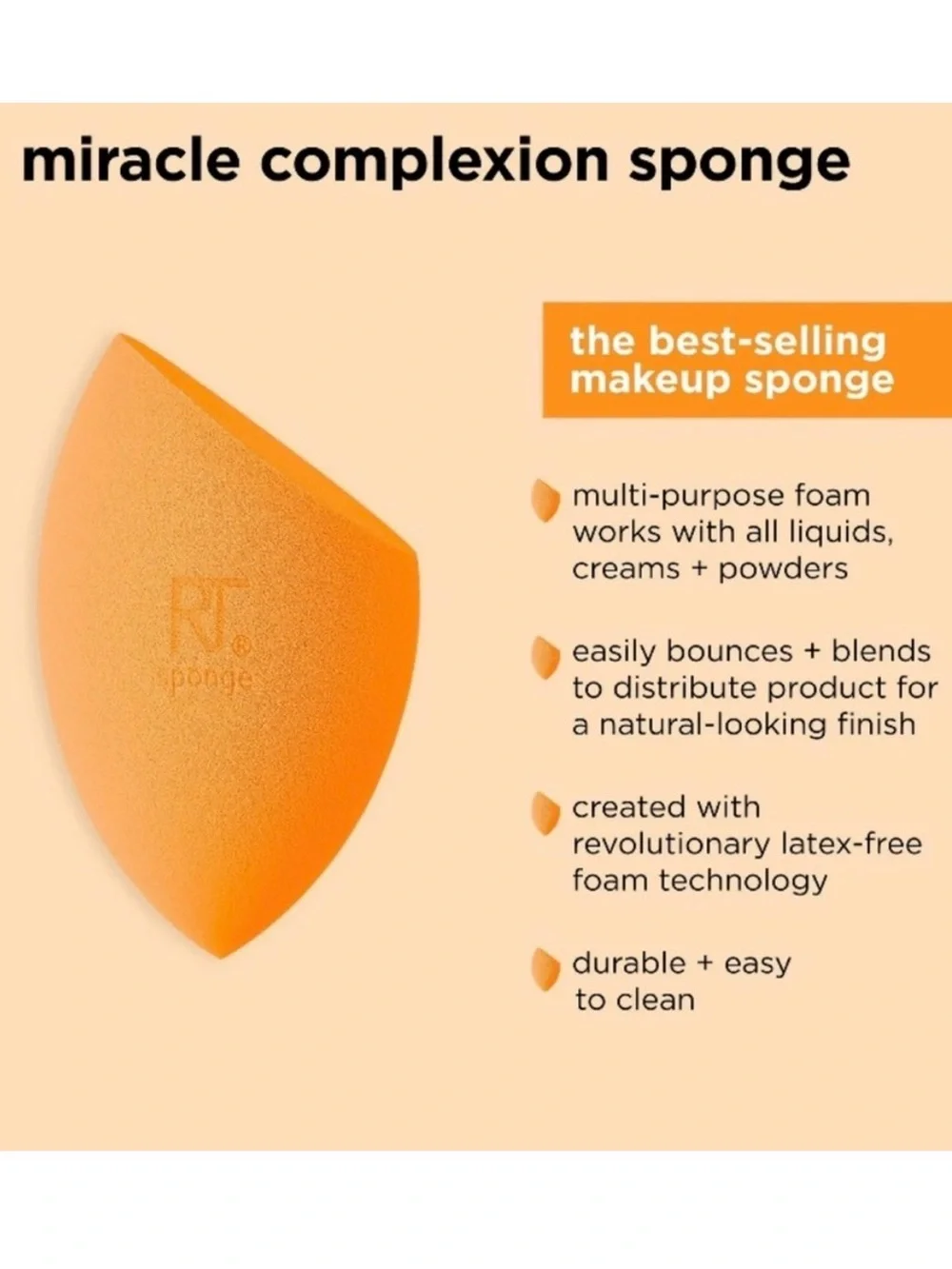 💞 New Real Techniques Iconic Blend & Set Miracle Makeup Sponge Duo
